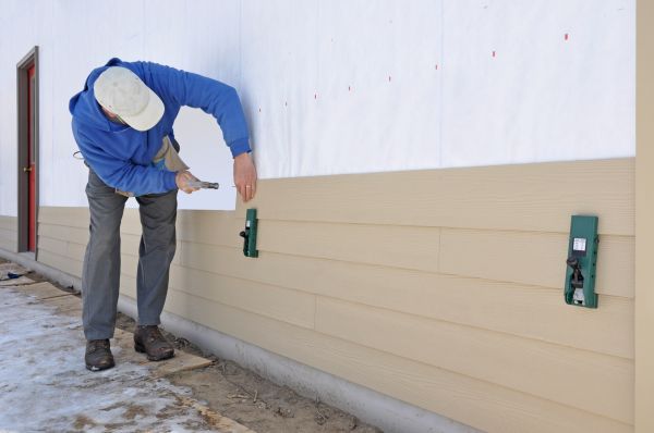 Cement Siding Installation